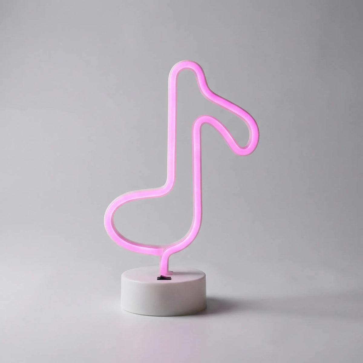 Vrijstaande neon-tafellamp