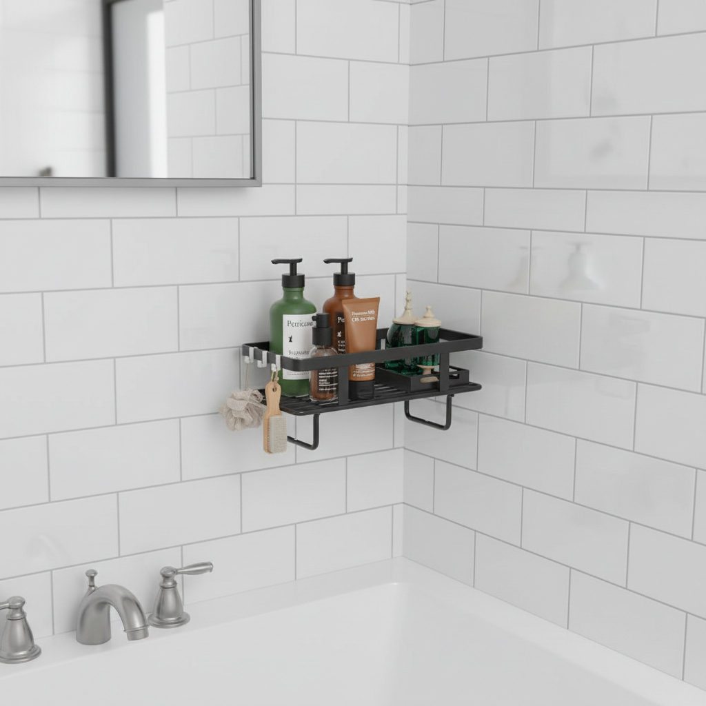 Vrijhangend badopbergrek