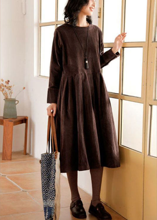 Corduroy herfst/winter jurk