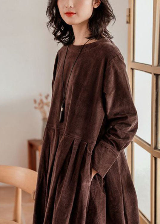 Corduroy herfst/winter jurk