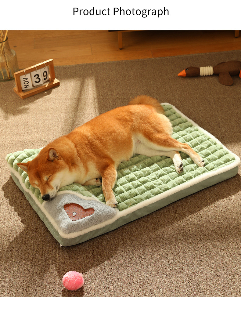 Winter hondenmat - warme pluche bank voor kleine en middelgrote honden