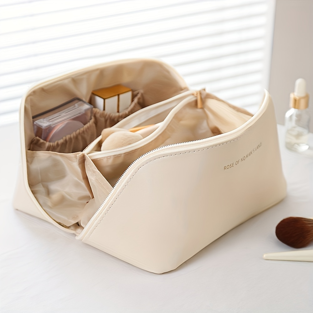 MAKE-UP ORGANIZER MET RITSSLUITING – TOILETTAS VOOR REIZEN — afbeelding 1