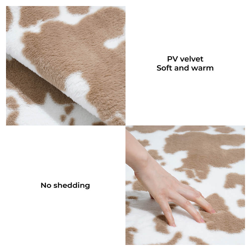 Huisdierdeken met koeienprint