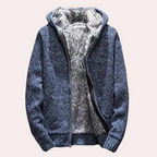 Gebreid vest met capuchon voor heren