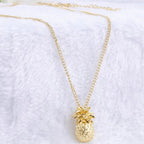 Ananas bedel ketting – materiaal: Metaal, zinklegering — afbeelding 4