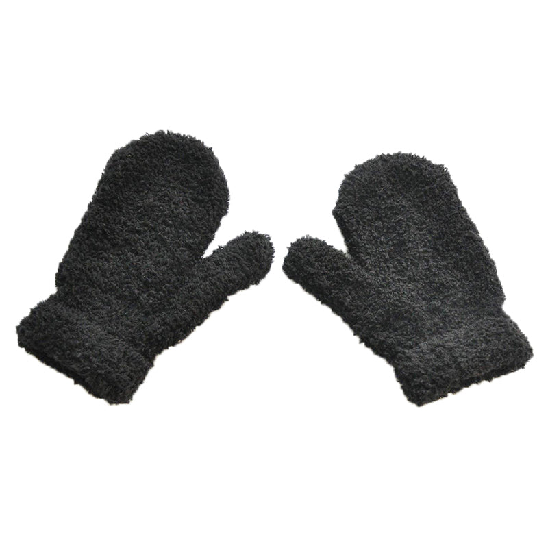 Winter kinderwanten met dikke plush fleece