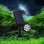 Tuinspot op zonne-energie met 9 LED-kleuren