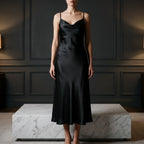 Gedrapeerde slipdress