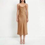 Gedrapeerde slipdress