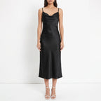 Gedrapeerde slipdress