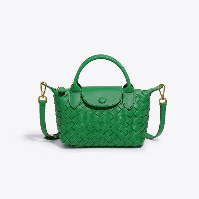 Gevlochten mini tas