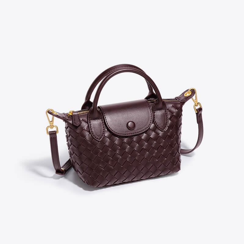Gevlochten mini tas