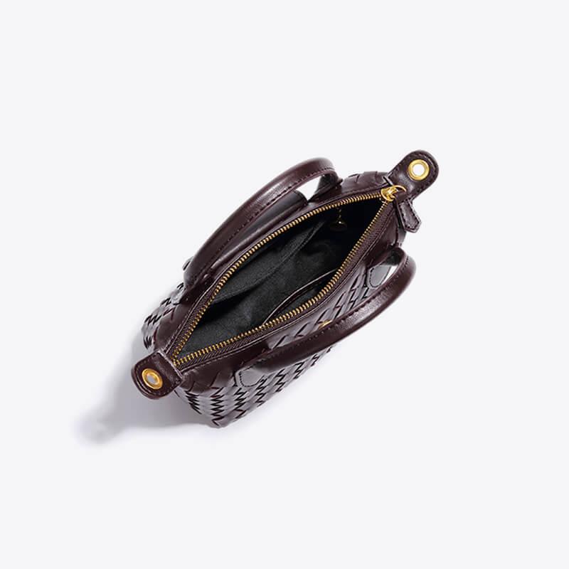 Gevlochten mini tas