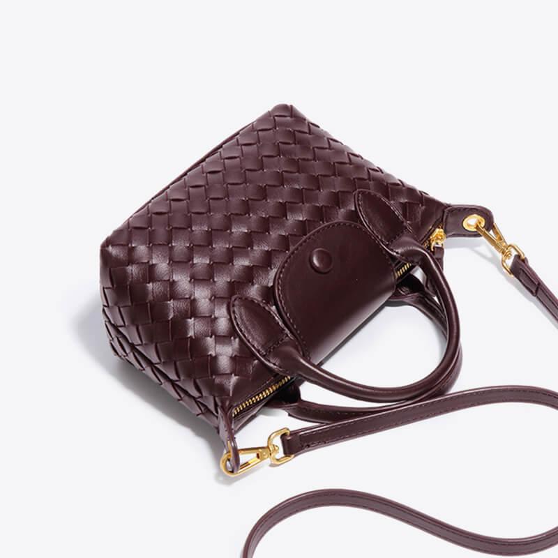 Gevlochten mini tas