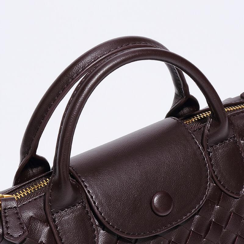 Gevlochten mini tas
