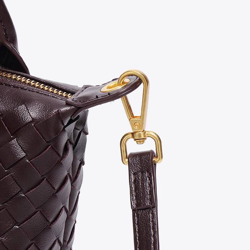 Gevlochten mini tas