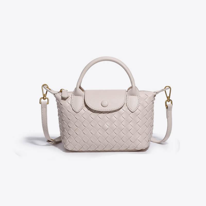 Gevlochten mini tas