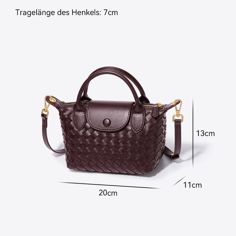 Gevlochten mini tas