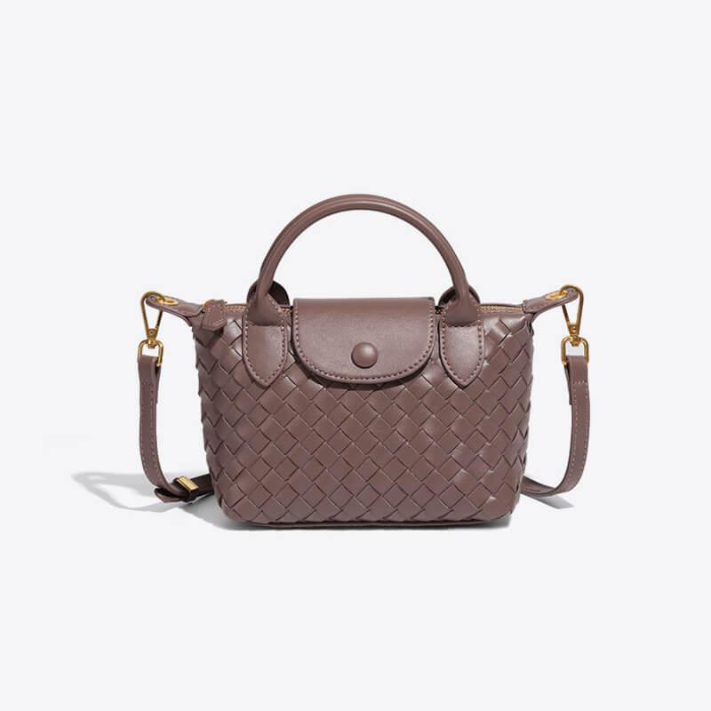 Gevlochten mini tas