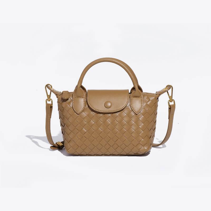 Gevlochten mini tas