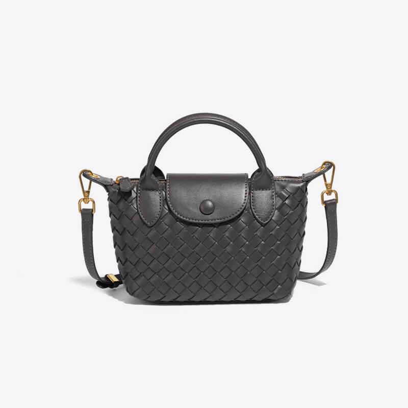Gevlochten mini tas