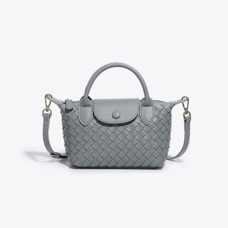 Gevlochten mini tas