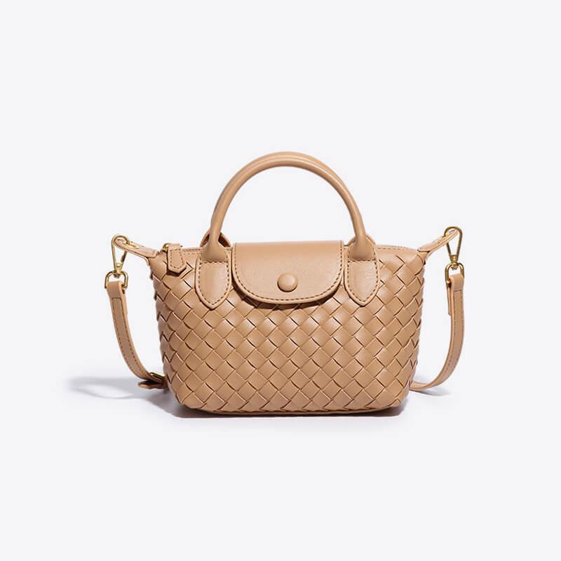 Gevlochten mini tas
