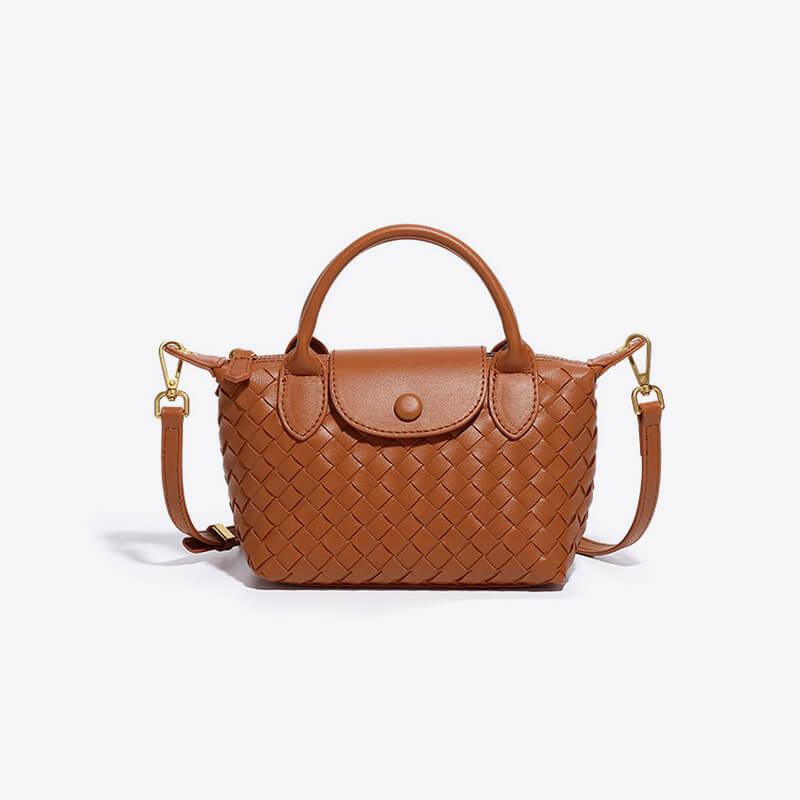 Gevlochten mini tas