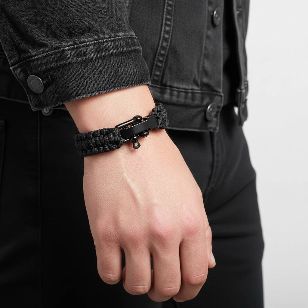Vlecht paracord armband