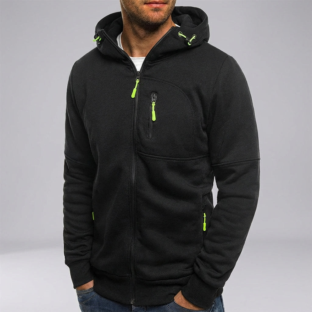 Gevoerde casual fleece jack