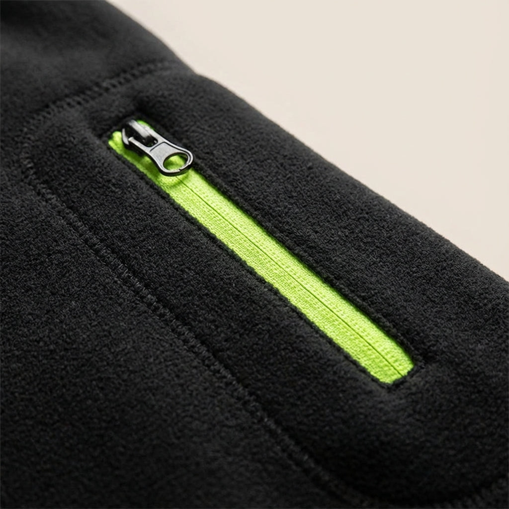 Gevoerde casual fleece jack