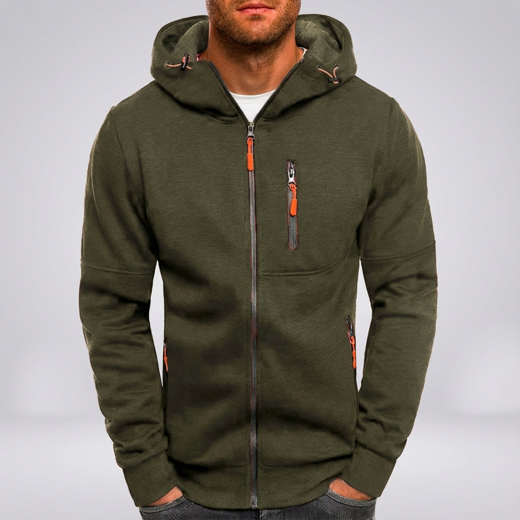 Gevoerde casual fleece jack