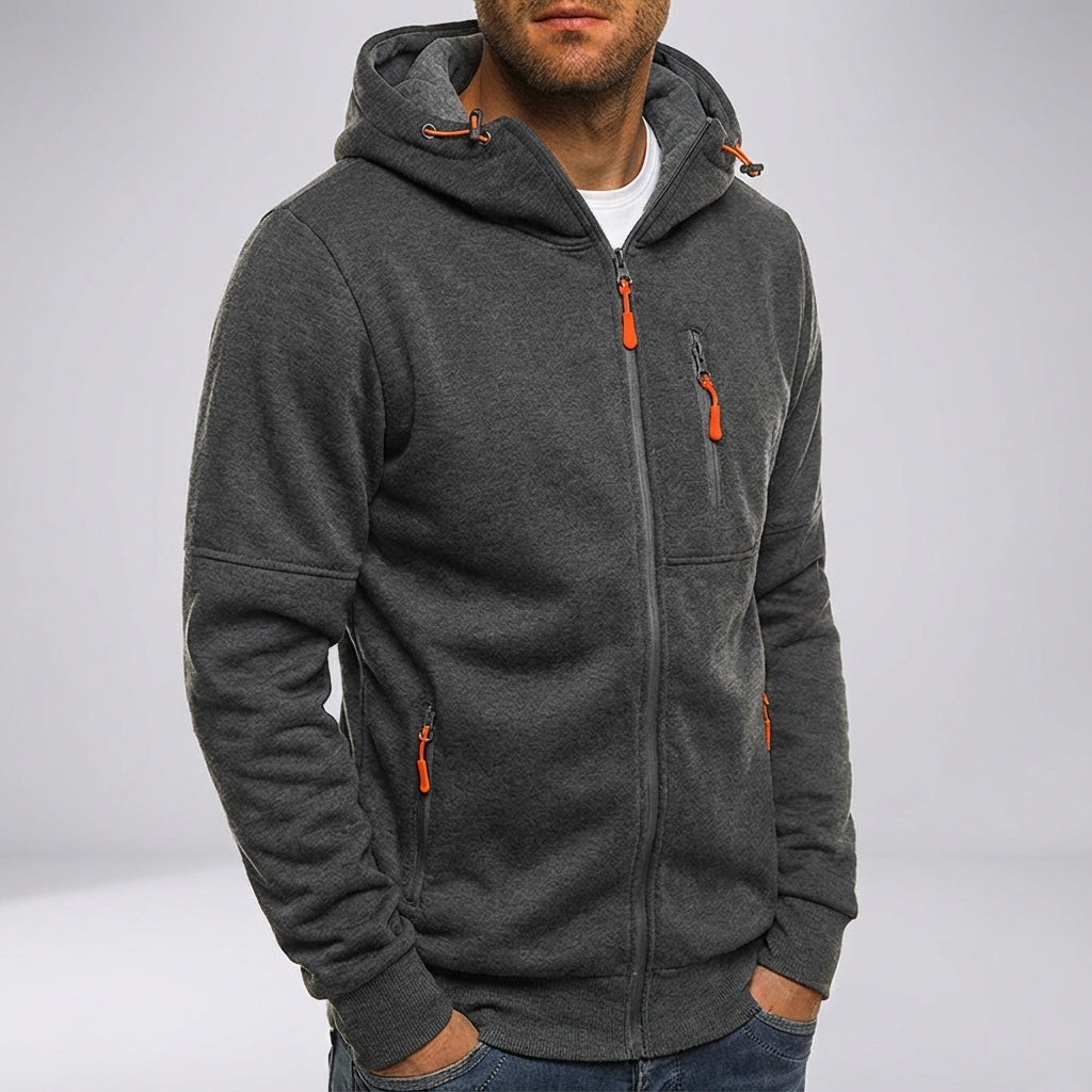 Gevoerde casual fleece jack