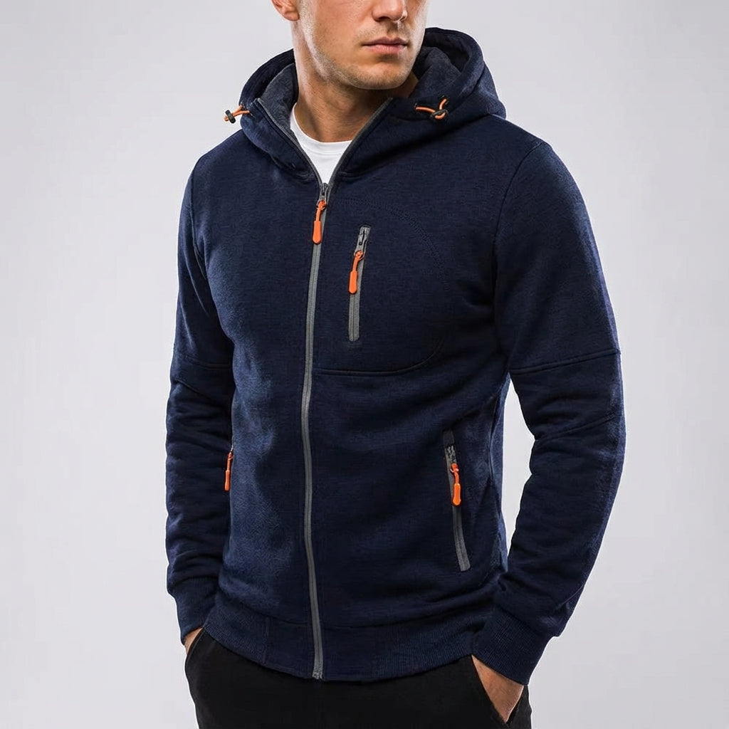 Gevoerde casual fleece jack