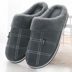 Gevoerde huisslippers met patroon
