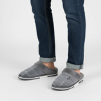 Gevoerde huisslippers met patroon