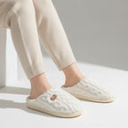Gevoerde fluffy slippers