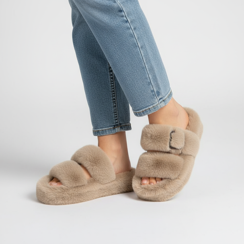 Gevoerde zachte huisschoenen
