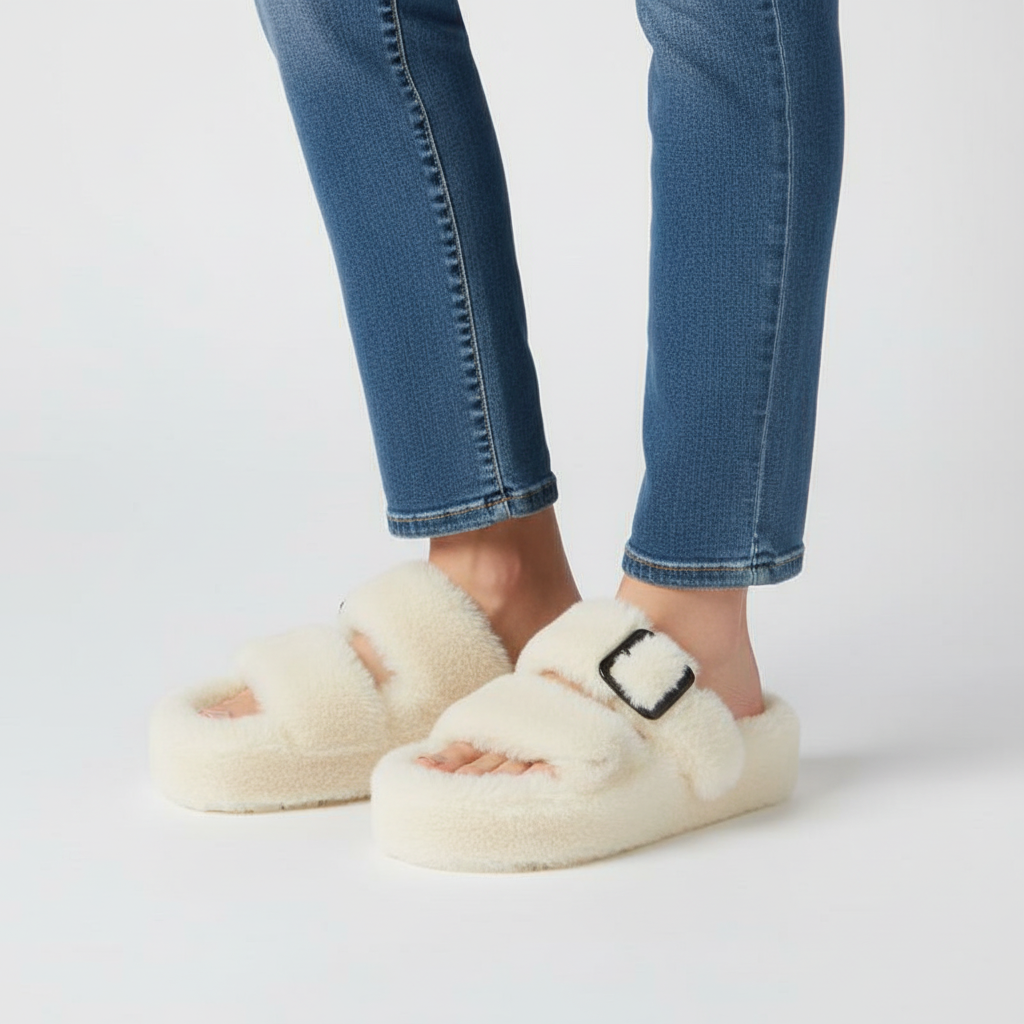 Gevoerde zachte huisschoenen