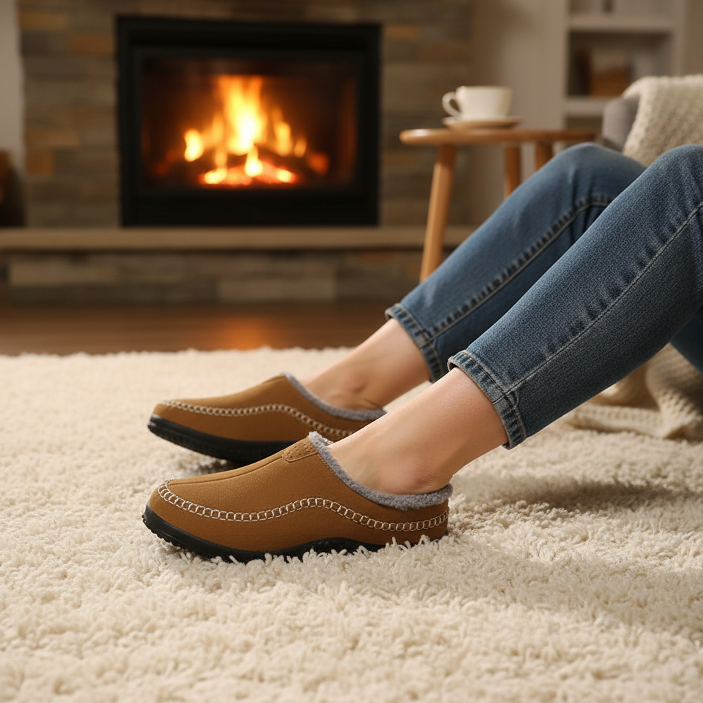 Verwarmde huisschoen pantoffel