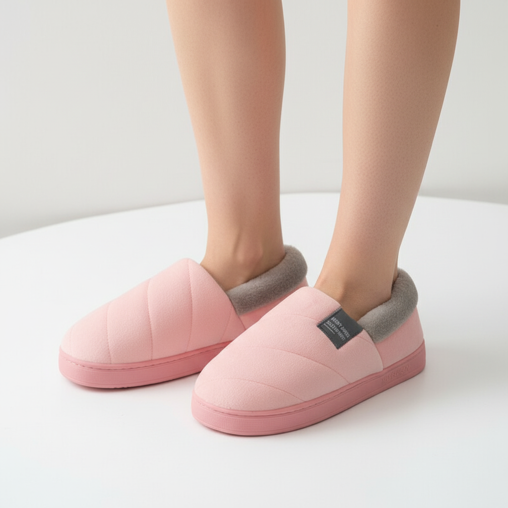 Gevoerde huisschoenen met pluche binnen — afbeelding 13