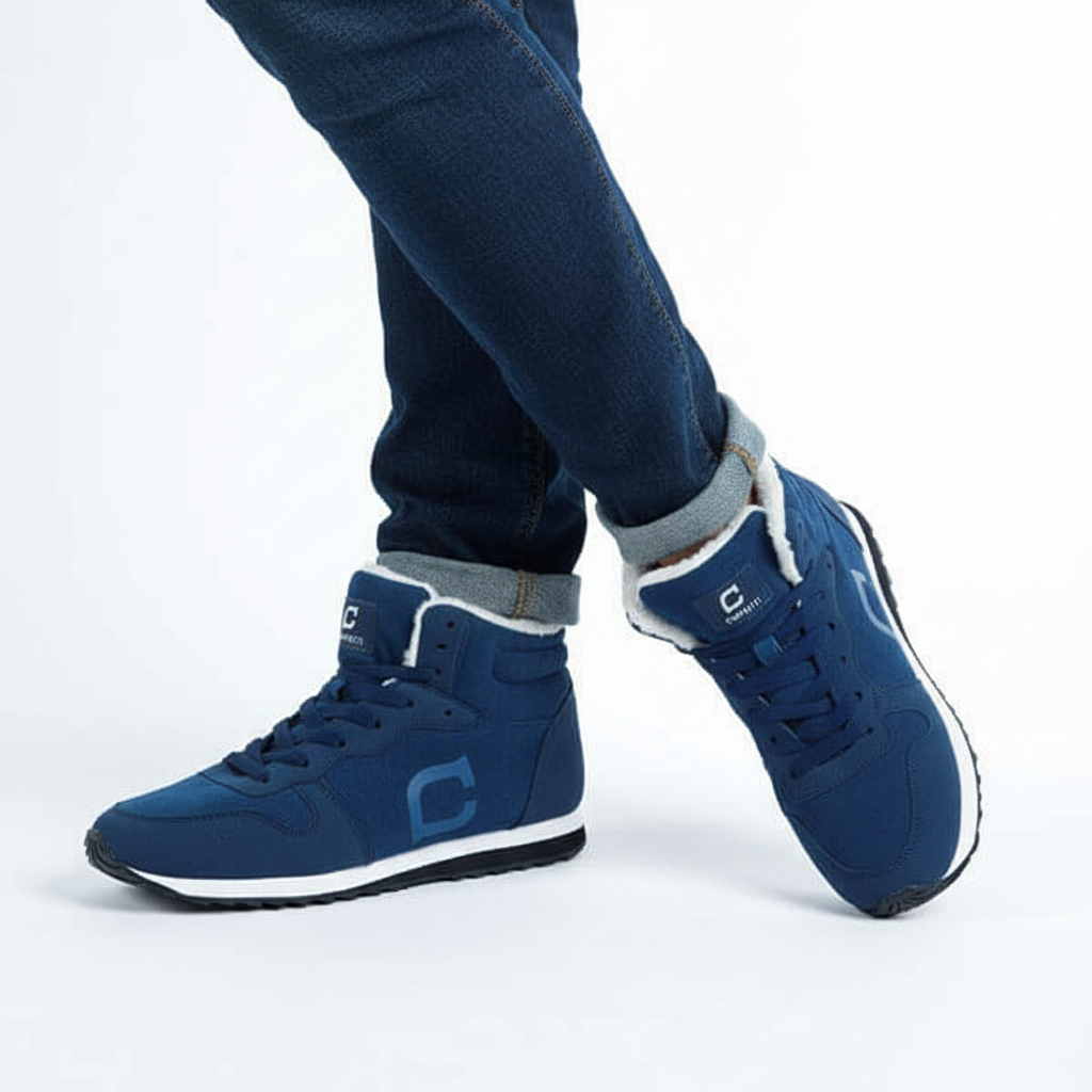 Gevoerde herenschoenen in sportieve stijl
