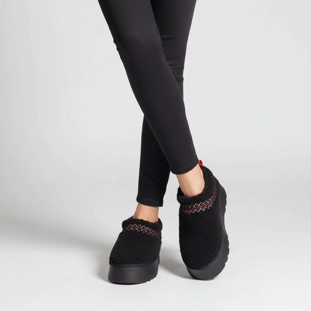 Gevoerde comfortslippers