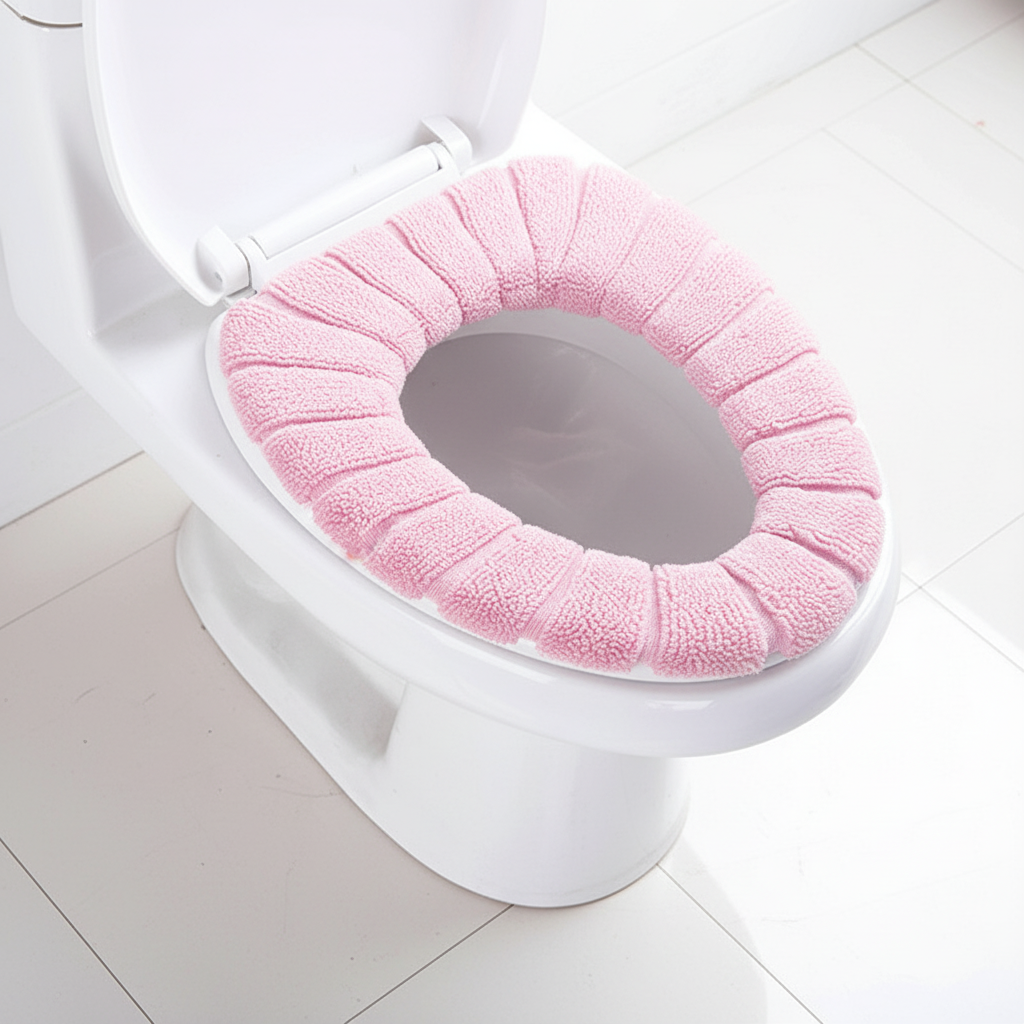 Gepolsterde toiletbril cover