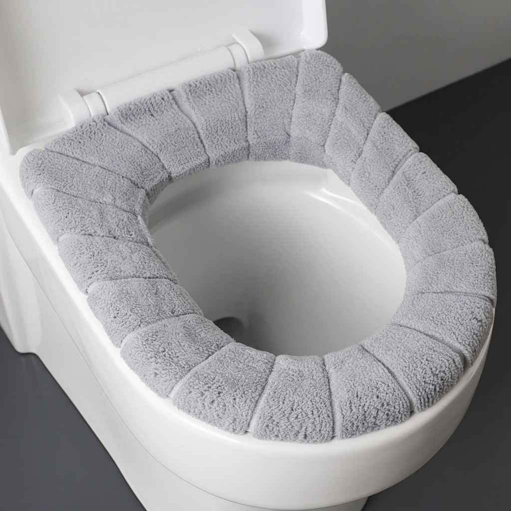 Gepolsterde toiletbril cover