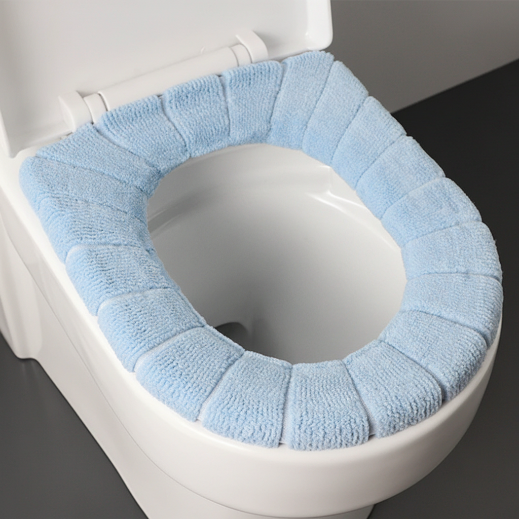 Gepolsterde toiletbril cover