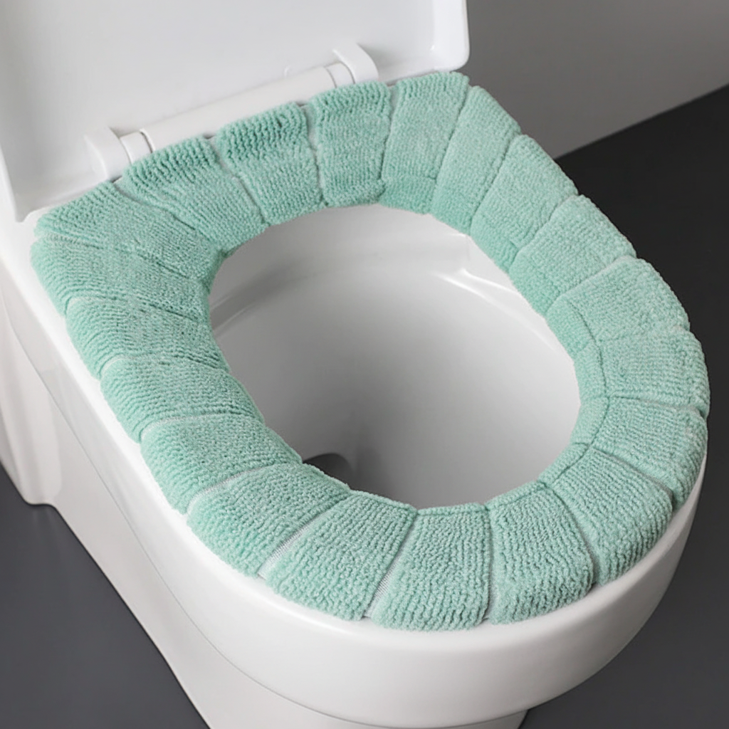 Gepolsterde toiletbril cover