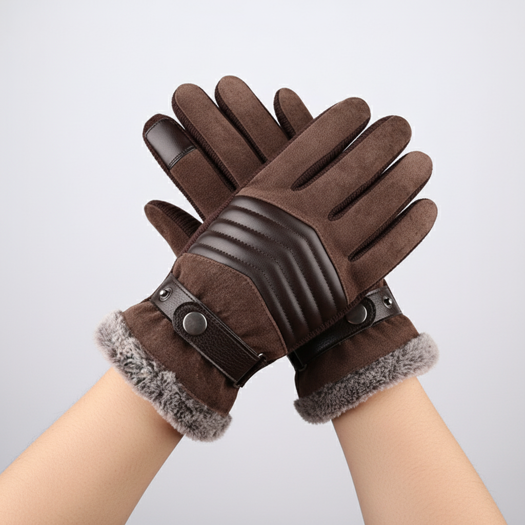 Gevoerde winterhandschoenen van polyester