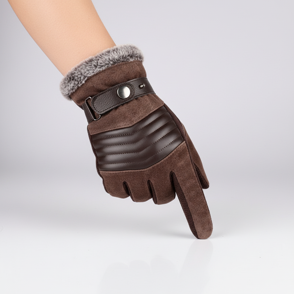 Gevoerde winterhandschoenen van polyester