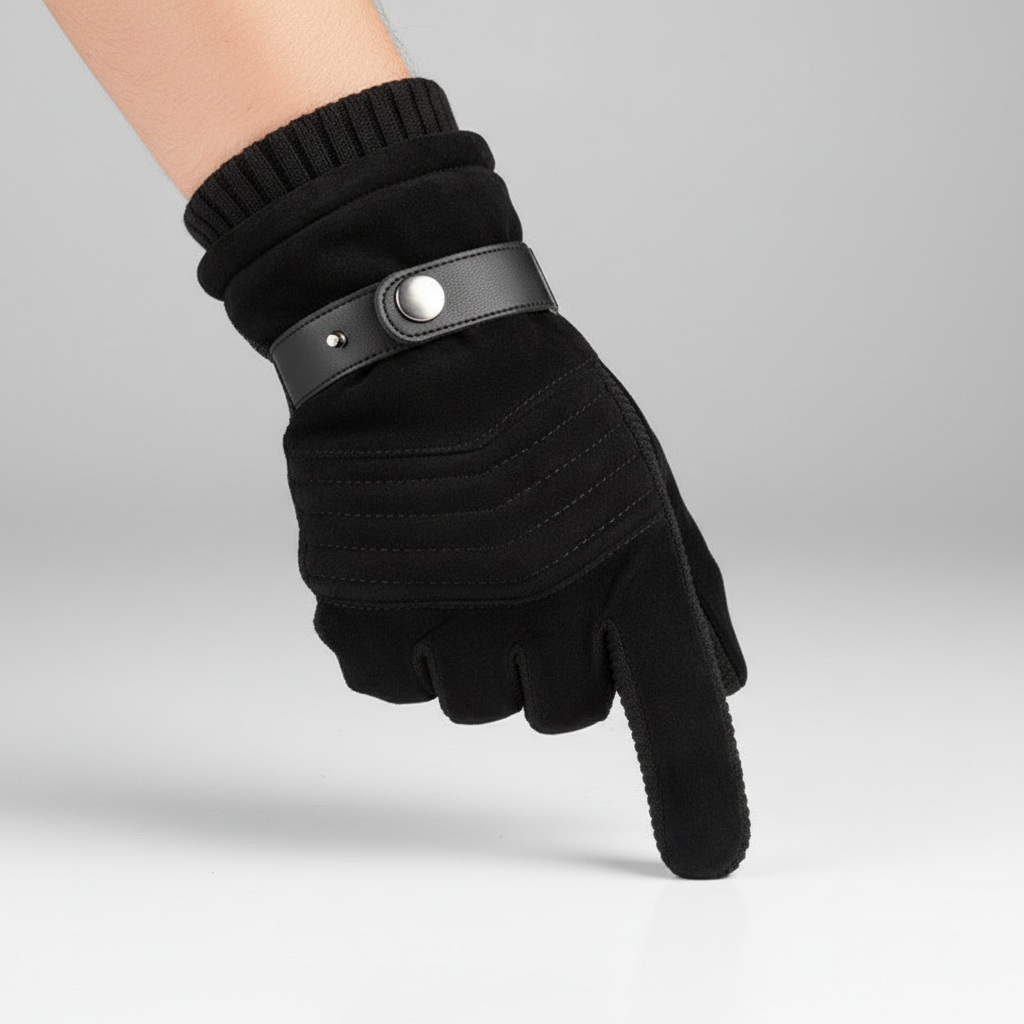 Gevoerde winterhandschoenen van polyester